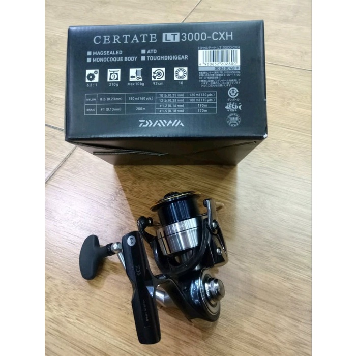 ✨Ready Reel Daiwa Certate Lt 3000-Cxh New 2019 Berkualitas