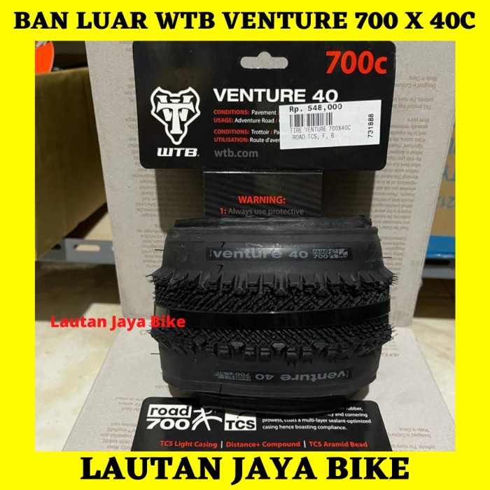 ✨Ori Ban Luar 700 X 40C Wtb Venture Ban Luar Tanwall Terbatas
