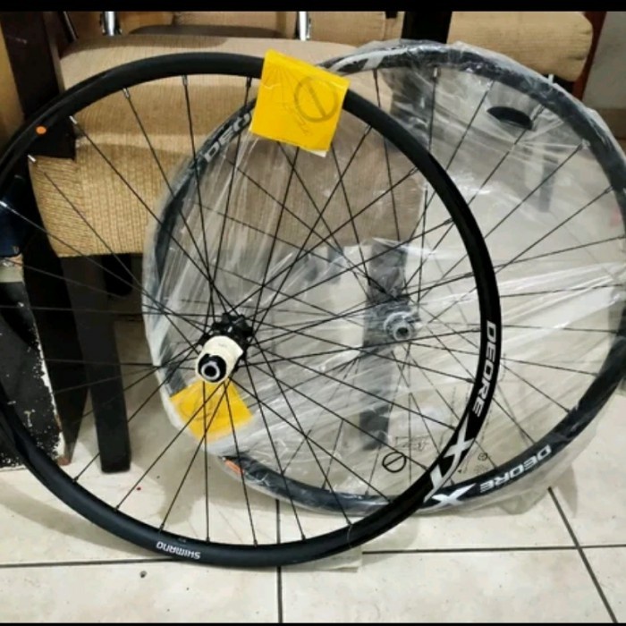 ✨Ori Wheelset Shimano Deore Xt M8020 28Hole Ta12X142 Rear15X100 Front Terbaru