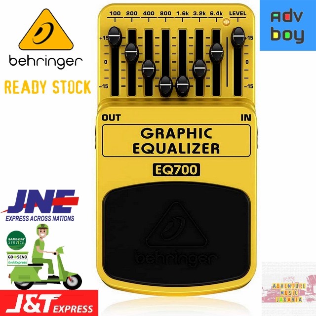 ✨Ori Behringer Graphic Equalizer Eq700 Pedal Efek Gitar Behringer Eq 700 Terbaru