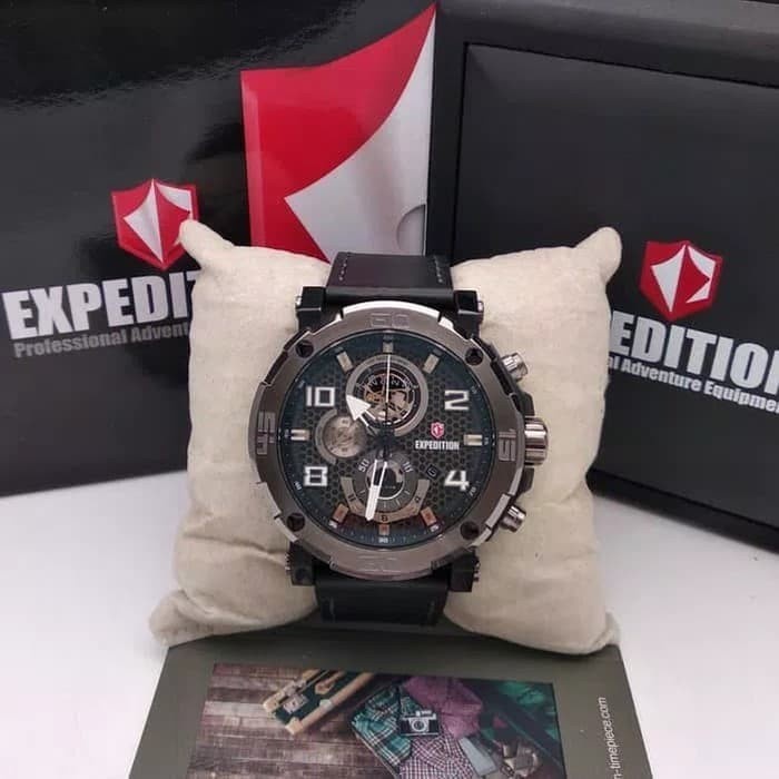 ✨Sale Jam Tangan Pria Expedition E6769 Full Black Original Terbatas
