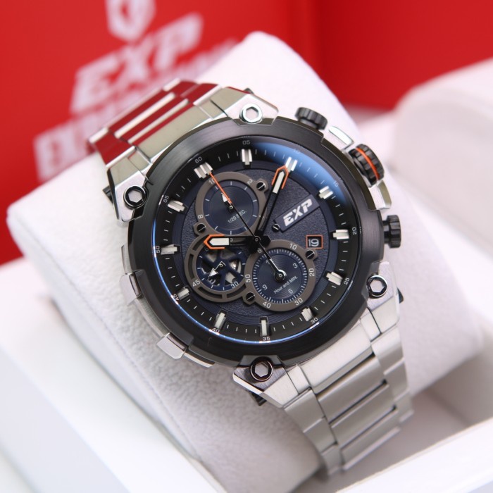 ✨Ready Jam Tangan Pria Expedition E6841 / E 6841 Silver Black Blue Original Limited