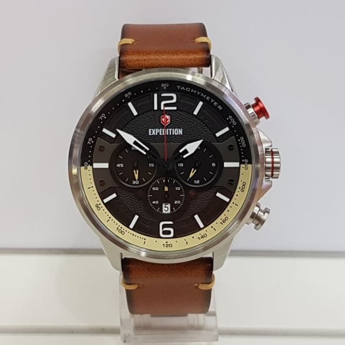 ✨Ready Jam Tangan Pria Expedition E6796 Mc Silver Browen Limited