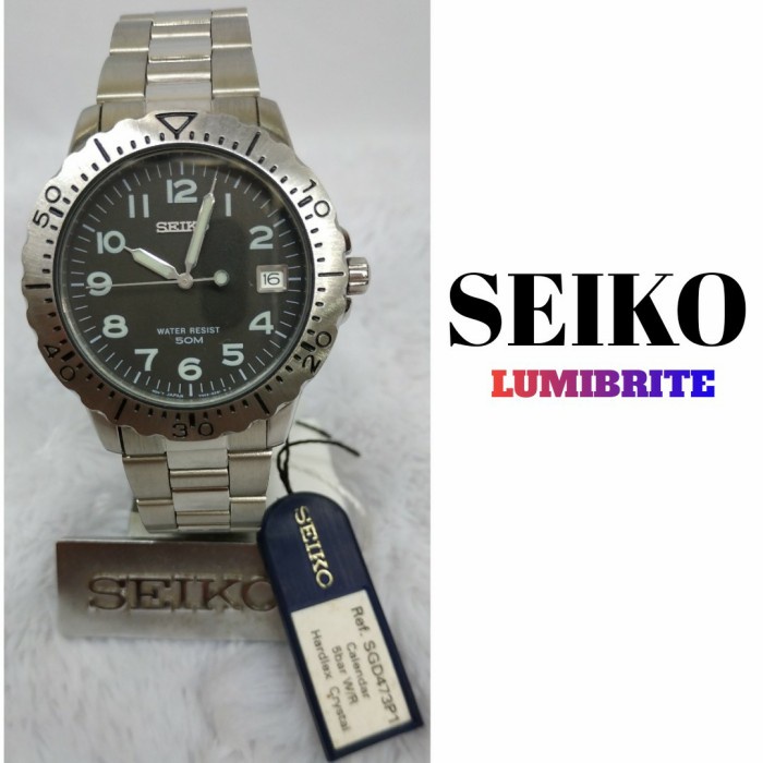 ✨Ready Jam Tangan Pria Seiko Sgd473P1 Ori 100 Garansi Resmi 1 Thn Lumibrite Terbaru