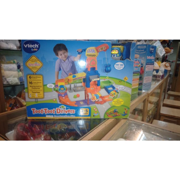 ✅Sale Vtech Toot Toot Deivers Construction Site New 80-180103 Berkualitas