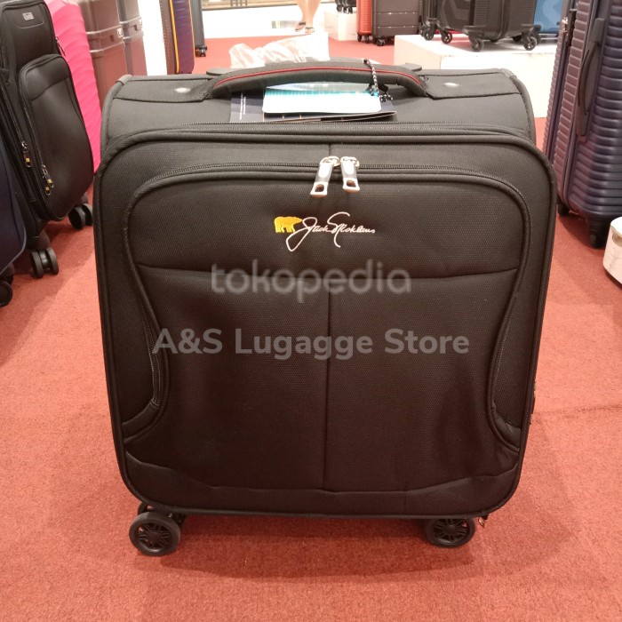 ✅Sale Koper Jacknicklaus Trolley Bag Size Cabin 17 Inch Bukaan Depan Laptop Berkualitas