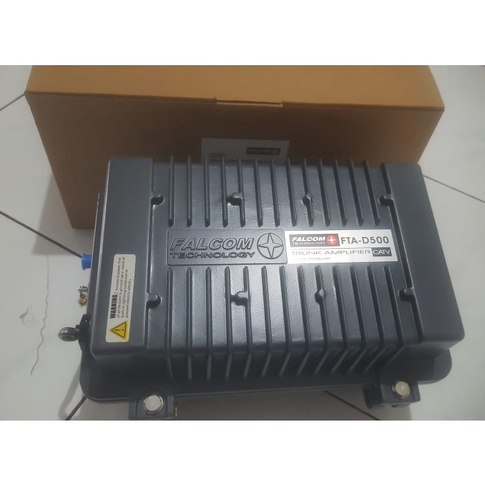 CATV AMPLIFIER / BOOSTER AMPLIFIER D500 OUTDOOR RF FALCOM ( 60 VAC )