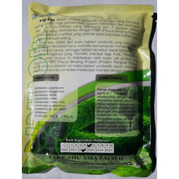 Bakteri Probiotik Lactobacillus Biolacto Takeshu Asia Fasisk/Probiotik Udang Dan Ikan Untuk