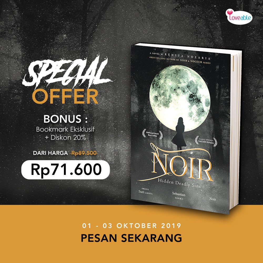 

Noir Platinum Edition Bonus Bookmark Exclusive