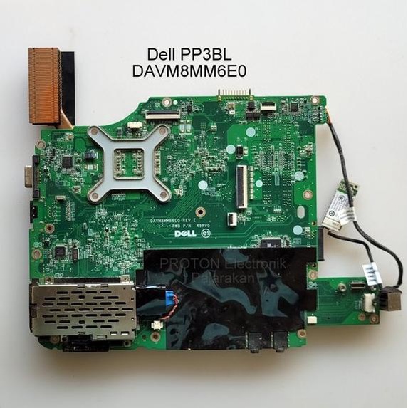 [PLK] MAINBOARD LAPTOP DELL INSPIRON N4010 PP3BL MATHERBOARD DAVM8MM6E0 PWB MESIN MOBO P/N 4RVG INTEL CORE 2 DUO