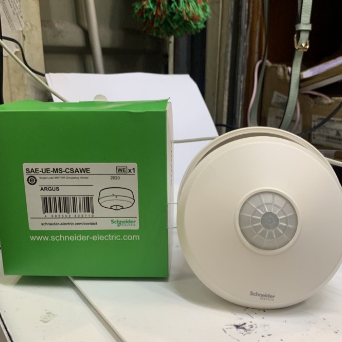 ✅Termurah Sensor Gerak Schneider Sae-Ue-Ms-Csawe 360° Motion Sensor Gerak Asli Berkualitas