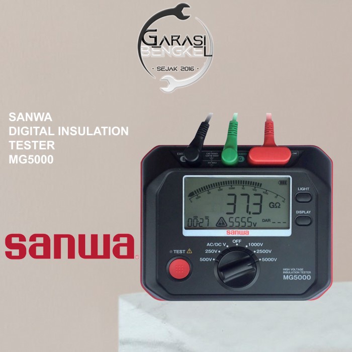 ✅Original Sanwa Digital Insulation Tester Mg5000 Diskon
