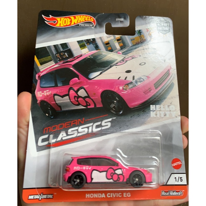 Hotwheels HONDA Civic EG Hello Kitty Modern Classics