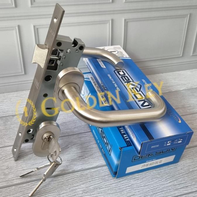 Paket Set Handle Gagang 84030 Dekkson Dekson Pintu Aluminium Alumunium