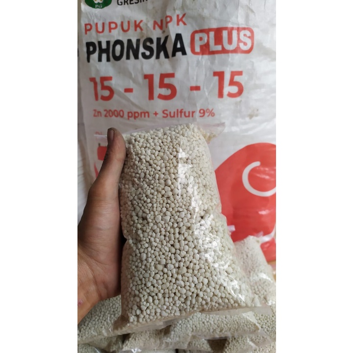 Pupuk Phonska Plus NPK 15-15-15 - Repack 1 KG