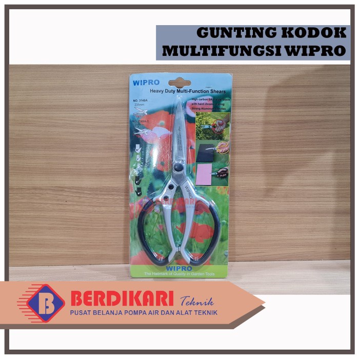

Wipro - Gunting Kodok Multifungsi 9" - 3149A Best