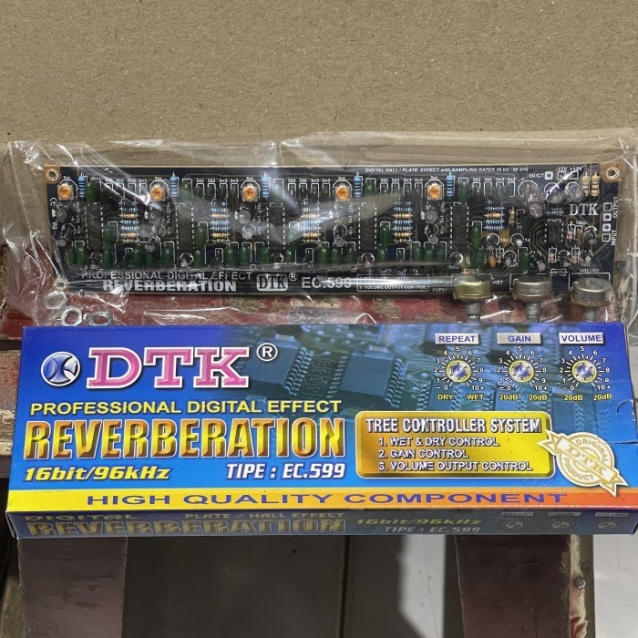 *:*:*:*:*] Kit dtk Echo Reverb 5 ic 3 potensio merk DTK Reverberation EC.599