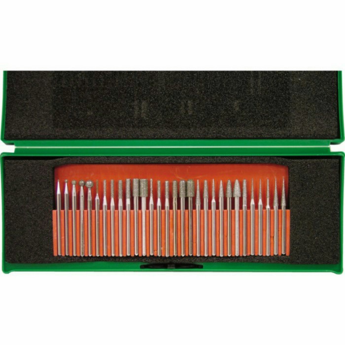 ✅New York 30 Piece Diamond Coated Burr Set With 3Mm Shankyrk2109900K Terbatas