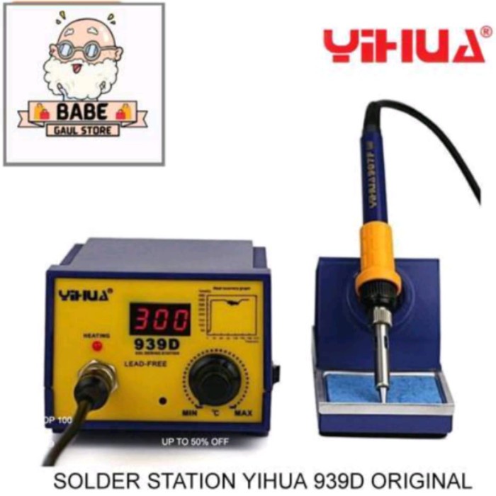 [Original] Solder Station Yihua 939D Original Berkualitas