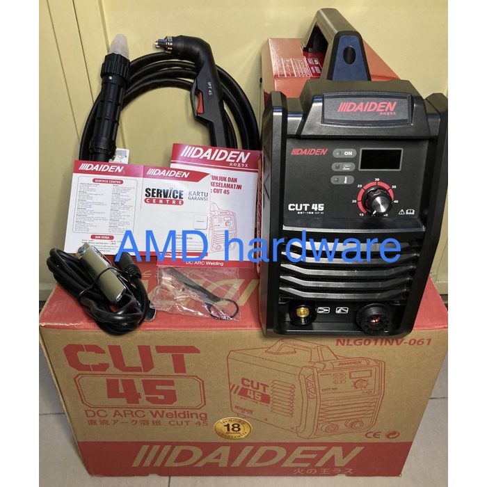 [Original] Mesin Las Cutting Plasma Cut45 Daiden Potong Besi Stainless Cut 45 Terbaru