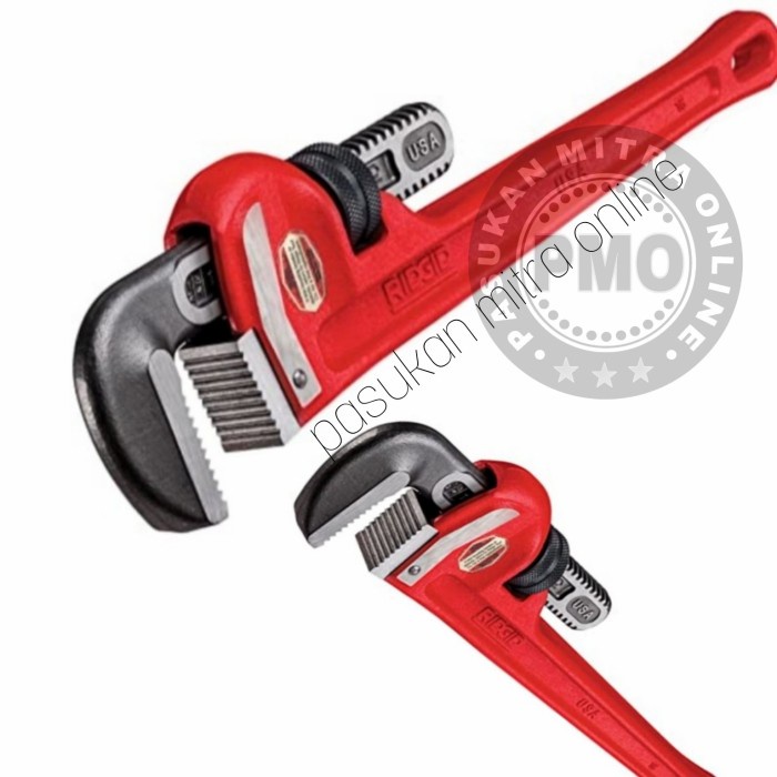 [Ori] Kunci Papa Ridgit Pipe Wrench 10 Steel Pipa 250Mm -Air Ledeng Pdam Diskon
