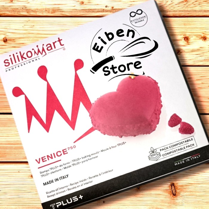 

[Baru] Silikomart T-Plus Venice 750 3D Heart Baking Freezing Mold Terbaru