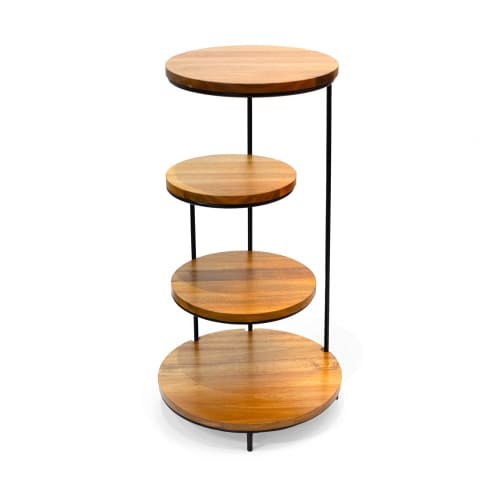 

[Baru] Cake Stand/Rak Saji Kue Hidangan 4 Tingkat Kayu Dekoratif _ Cokelat Terbaru
