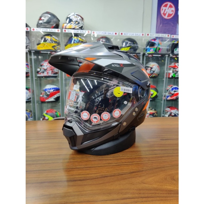 ✨Termurah Nolan Helmet N70-2 X Grandes Alpes Grey Terbatas