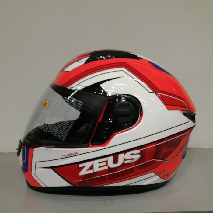 ✨Termurah Apparelhedon  Zeus Zs 811 Neon Orange Al5 Blue  Helm Full Face Terbatas