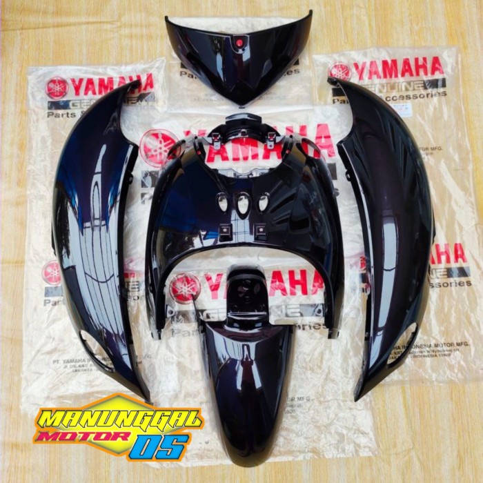 ✨Sale Paket Full Set Body Halus Fino Karbu 115 Hitam Original Yamaha Terbatas