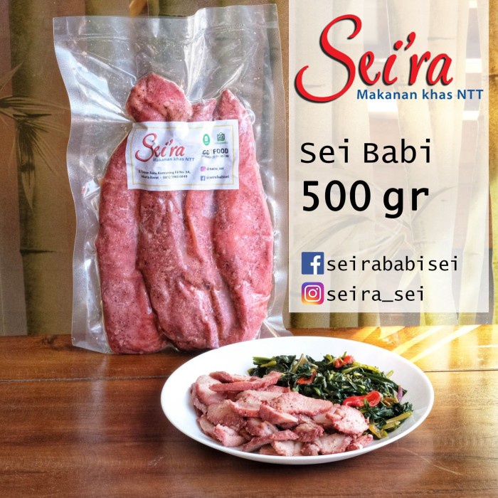 

Sei Babi Sei'ra - 500 gr (Babi Asap Khas NTT)