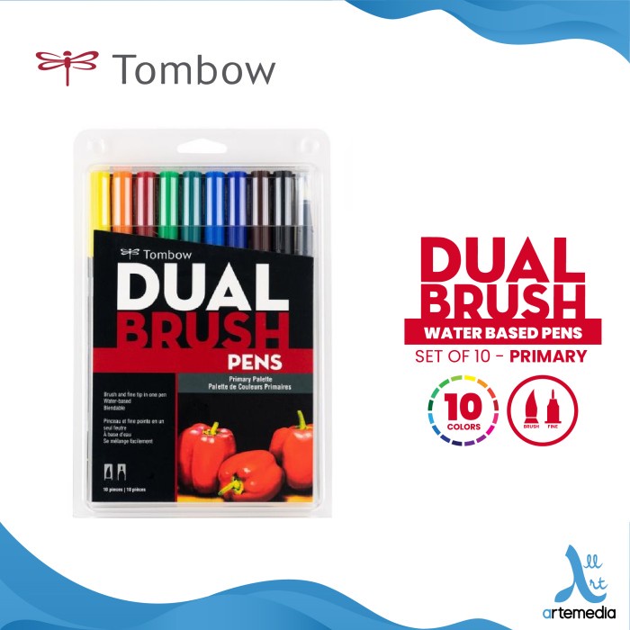 

Tombow Dual Brush Pens Primary