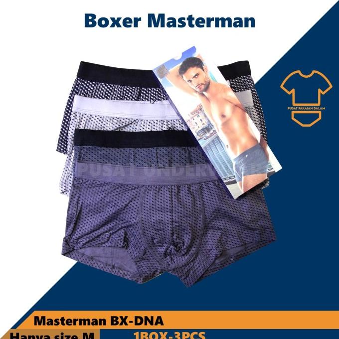 Celana dalam boxer pria MASTERMAN DNA