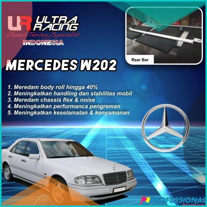 Aksesoris / Stabiliser / Rearbar ULTRA RACING Mercedes W202 16novz3 to