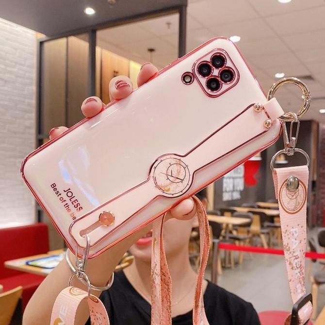 CASE SAMSUNG A12 M12 TALI SLEMPANG STRAP HAND SILIKON CASING HP