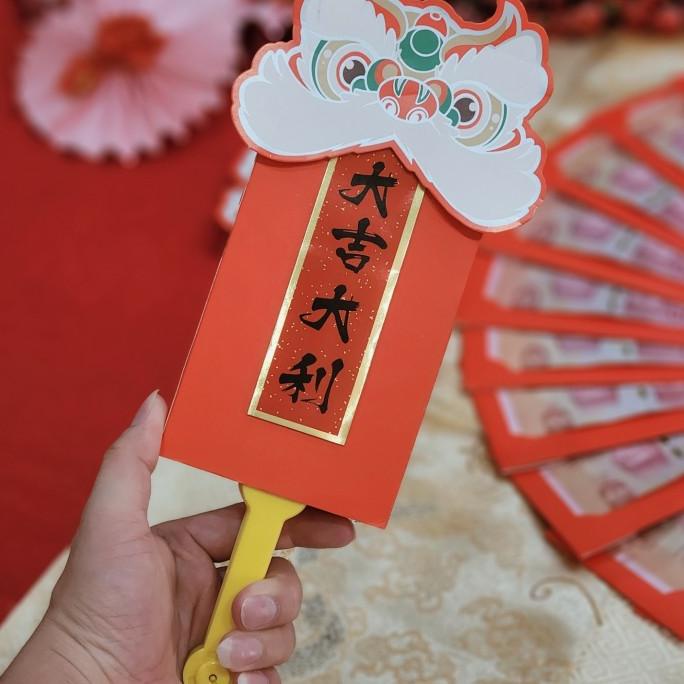 

New Angpao Imlek 2023 Model Kipas / Angpao Terbaru Imlek / Amplop Angpau Berkualitas