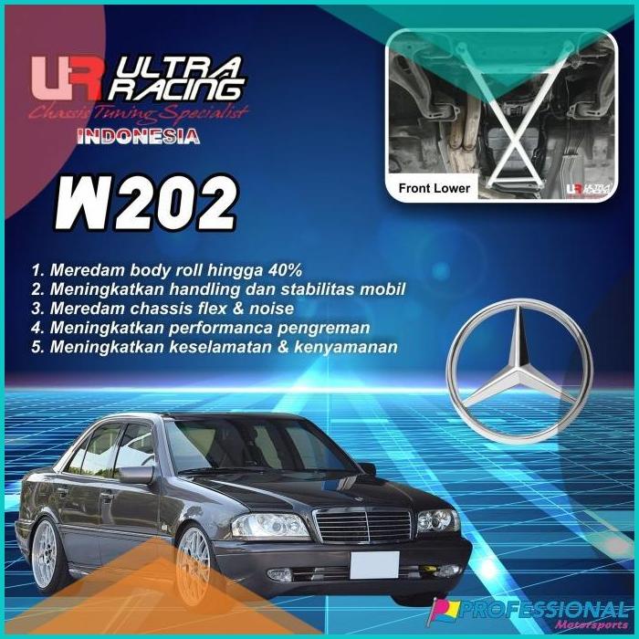 Aksesoris / Stabiliser / Front Lower ULTRA RACING Mercedes W202 16novz