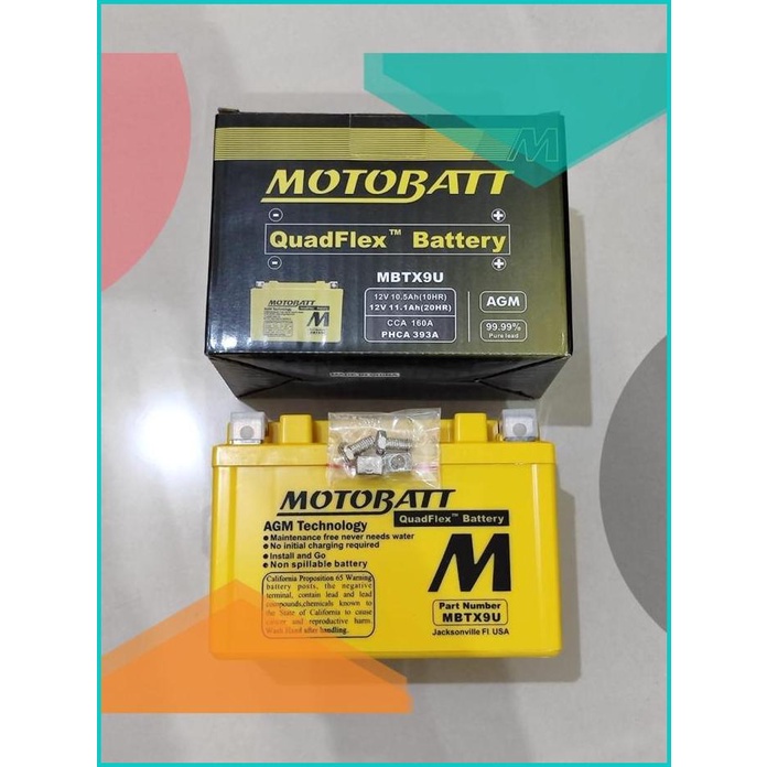 Aki kering KTM Duke 250 Motobatt MBTX9U 16novz3 accessories