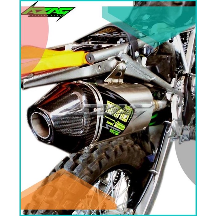 KNALPOT NORIFUMI ROCKET 4 CARBON ORIGINAL KLX D TRACKER 16novz3 parts