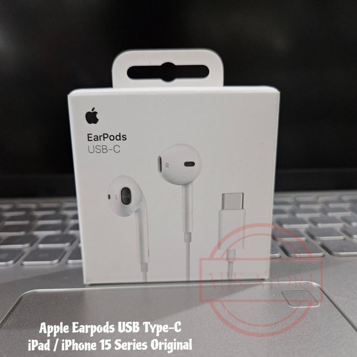 Terbaru Handsfree Earphone Earpods Usb Type-C Headset Iphone 15 Pro Max - Ipad Promo Terlaris