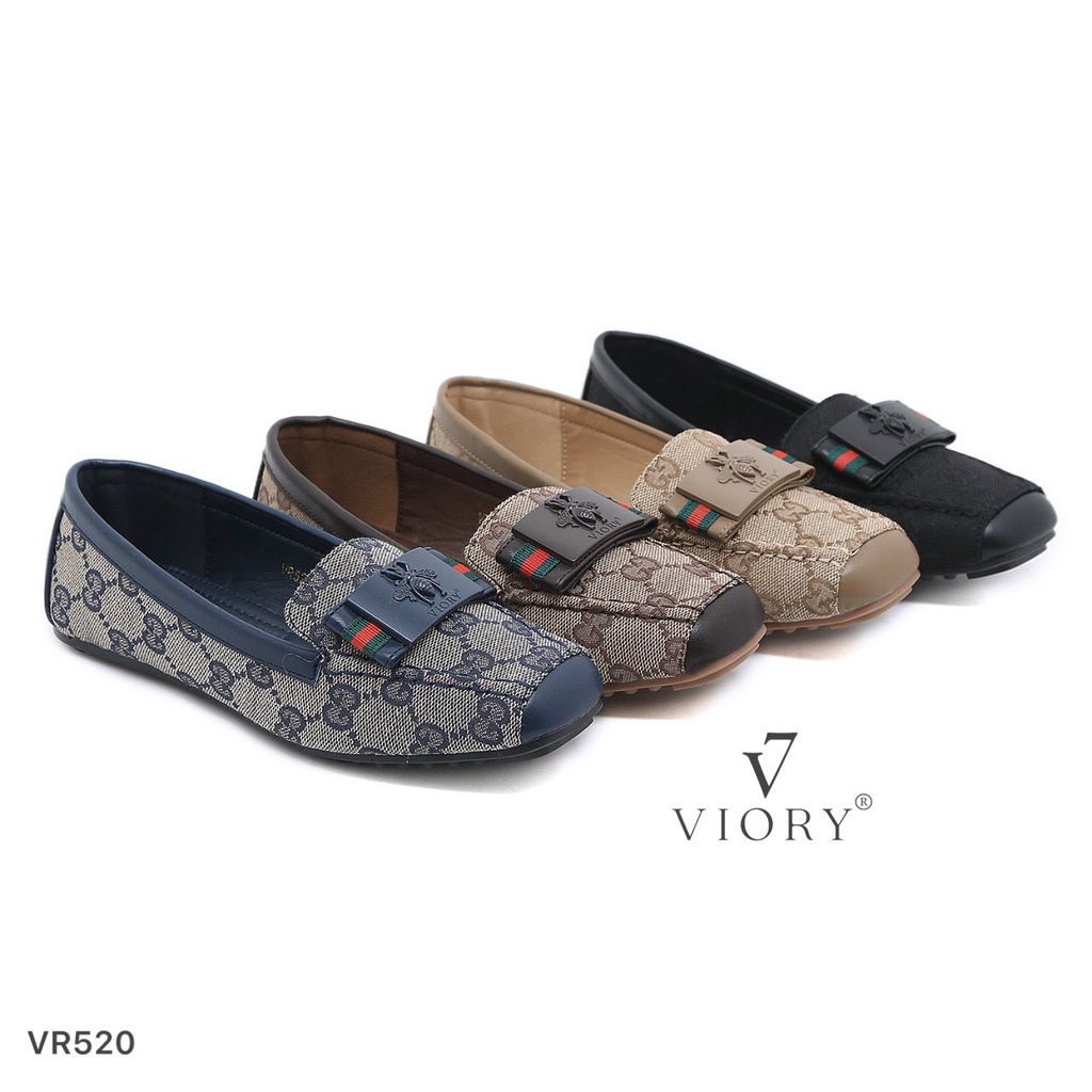 [EXCLUSIVE] BEST QUALITY RESTOCK  VR520 VIORY Logo Flat Shoes (KD G)