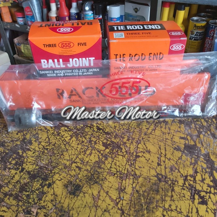 Baru Long Tie Rod / Rack End Ayla / Agya Merk 555 Ori