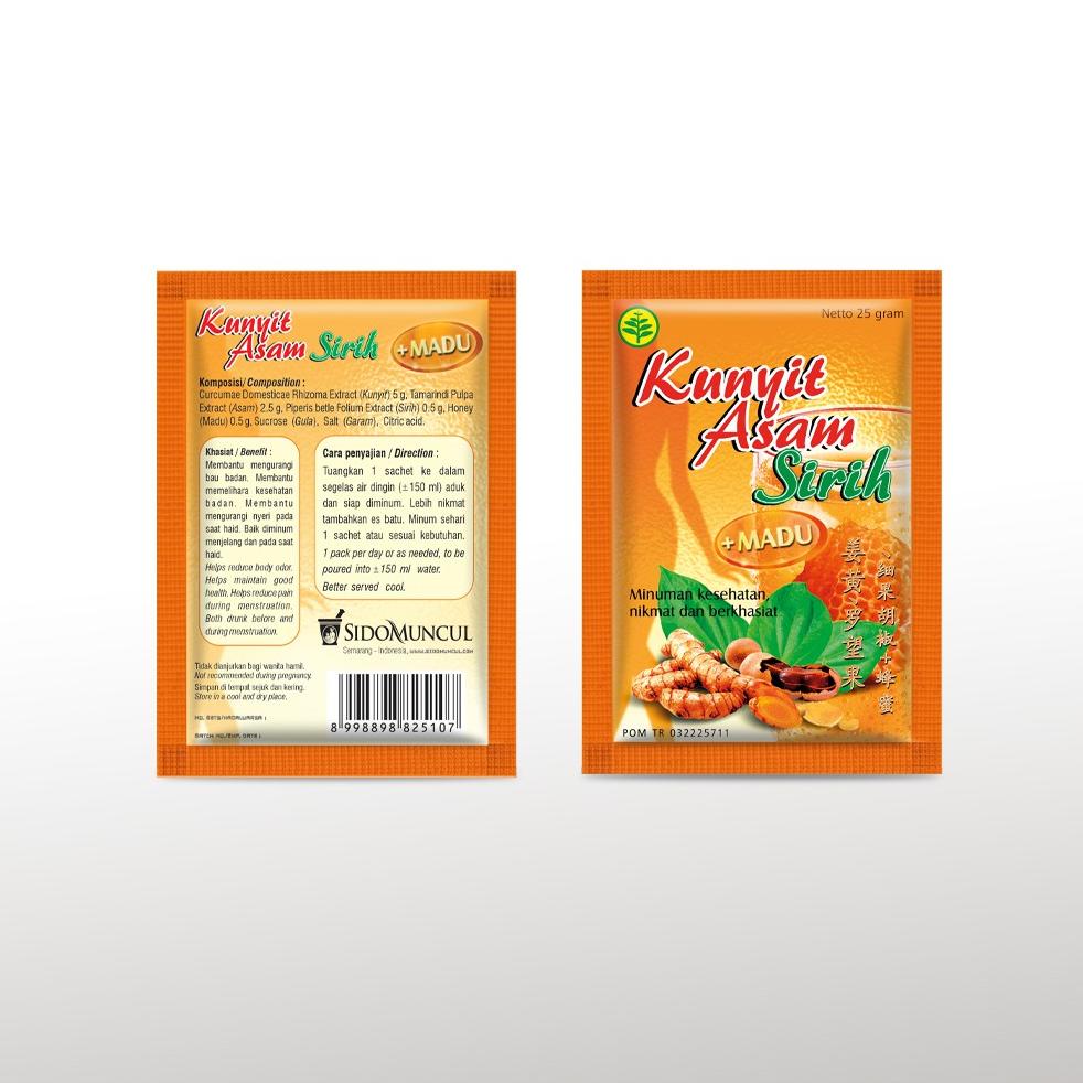 

Hot Sale Sido Muncul Minuman Kunyit Asam Sirih 3x5's - Mengurangi Bau Badan