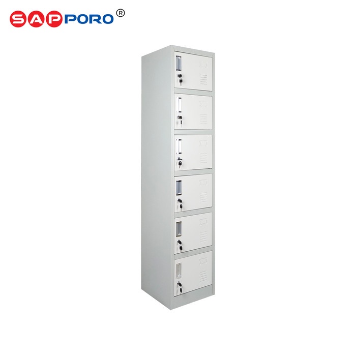 

SAPPORO KOLN 6 - LOKER BESI 6 PINTU STEEL LOCKER 6 DOORS