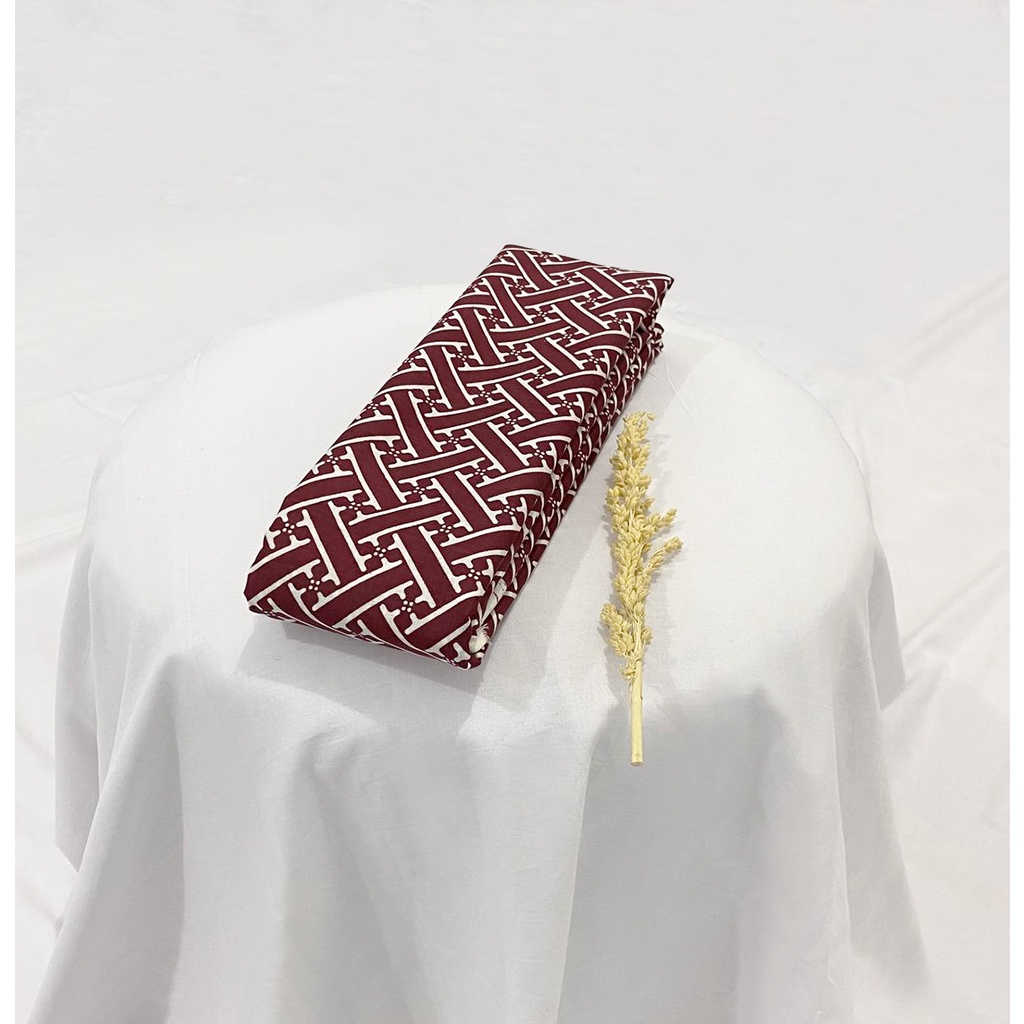 Terlaris Kain Batik Kobata Motif Kombinasi Katun Ukuran Panjang Dasar Kain Batik Meteran