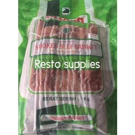 

Aroma Beef Bacon (Smoked Beef Brisket) 1 Kg Lulla.Olstore