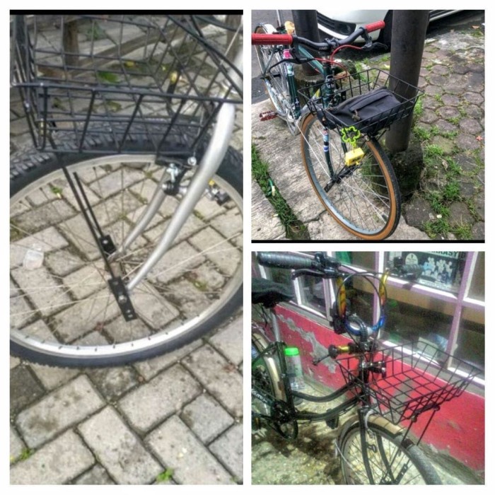 RAK KERANJANG DEPAN SEPEDA MTB