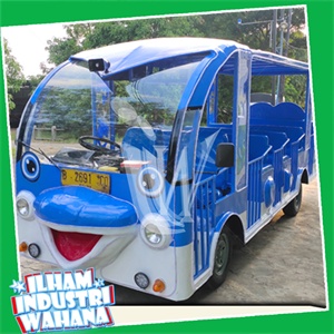 odong mobil Wisata Karakter Dolpin