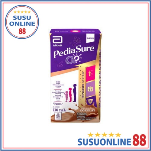 

PEDIASURE GO UHT COKELAT 110 ML COKLAT SUSU CAIR ABBOTT
