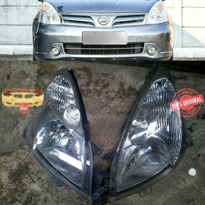 Headlmp nissan grand livina 2008 2013 original
